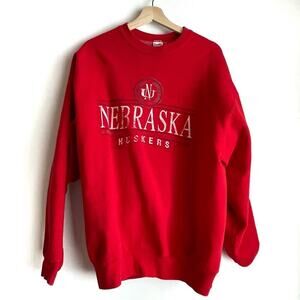 Vintage Nebraska Huskers crewneck sweatshirt XL Fruit of the loom brand red